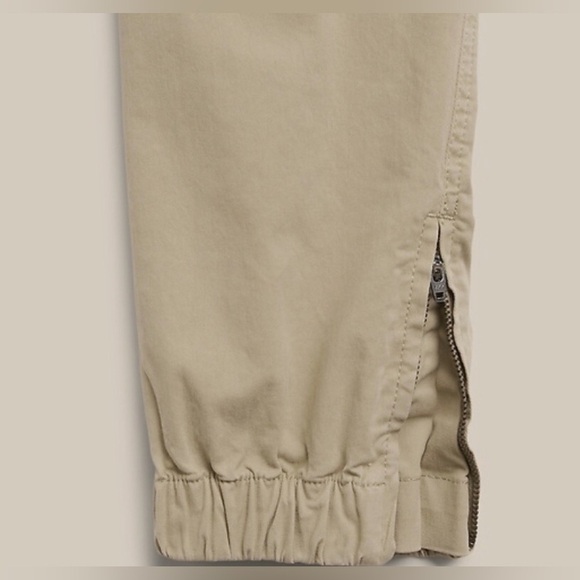 BANANA REPUBLIC - Slim Utility Pant in Maverick Tan. Ankle Zippers. Sz: 14 Long. - Picture 5 of 9